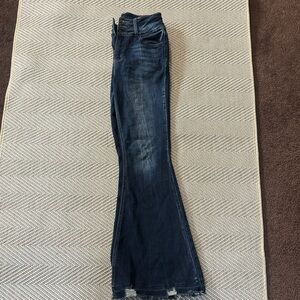 KanCan Dark Blue Flare Jeans